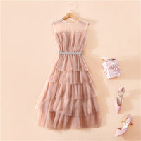 short pink cake dress strapless tulle holiday dress