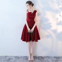 Customized size Short homecoming dress champagne black burgundy red white