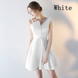 Short homecoming dress Customized size white