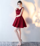 Customized size Short homecoming dress champagne black burgundy red white