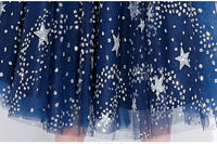 Sequin blue homecoming dress short  zipper backless bling bling star sequin