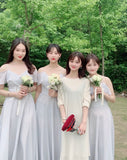 Mint bridesmaid dress long customized color