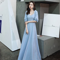 Blue bridesmaid dresses vintage prom dress