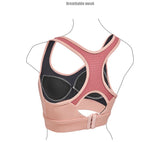 Sport bra running top for women pink violet white black