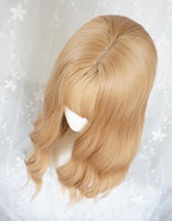 Long Curly blonde wig かつら