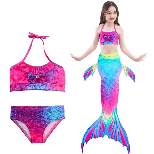 Little girl’s mermaid swimwear