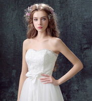 Detachable wedding dress off the shoulder wedding dress