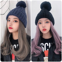 Middle length Removable wigs with cap