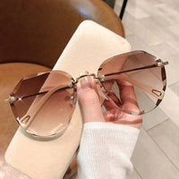 Cute sunglasses gradient HD lens