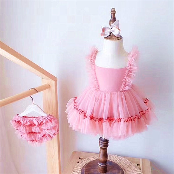 Baby girl’s Tu Tu dress pink black