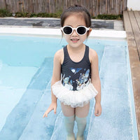 Little girl’s floral swimwear