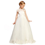 Child white wedding dress