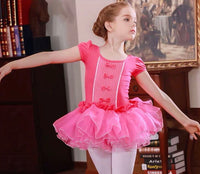 Short sleeve ballet dress tutu dress