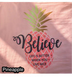Pink flamingo beach towel