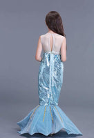 Blue sequin mermaid dress