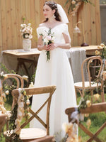 Strapless wedding dress modest bridal dress