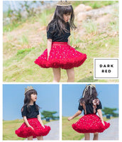 Rainbow tutu skirt for little girl