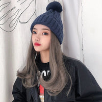 Middle length Removable wigs with cap