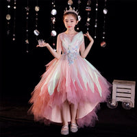 Stunning pink ball gown for little girl