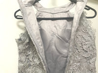 Modest short wedding dress halter lace short wedding gown