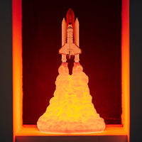 3D printing rocket lamp