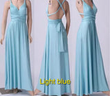 Multiple way to wear stretch bridesmaid dress