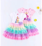 Little girl’s Barbie tiered dress