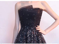 Off the shoulder sequin prom dress black champagne burgundy red gown