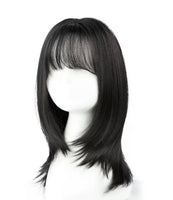 35cm 14 inches straight synthetic wig かつら