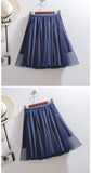 Big hemlines short tulle skirt