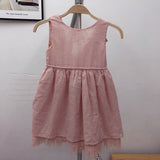 Sleeveless ball gown little girl’s dress