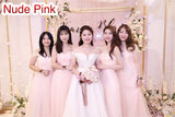 Pink bridesmaid dress tulle