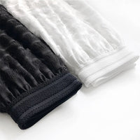 White tassel skirt black tassel skirt