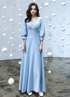Blue bridesmaid dresses vintage prom dress