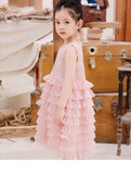 Sleeveless ball gown little girl’s dress