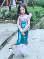 Little girl’s mermaid dress Halloween dress