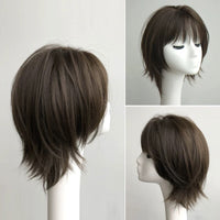 32cm 13 inches straight synthetic wig かつら
