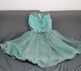 Green sequin dress for party girl