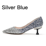 •5.5cm 2 inches height sparkly shoes