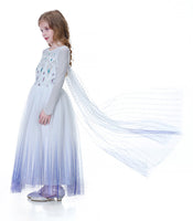 Little girl’s white Elsa dress