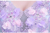 Short gown homecoming dress flower fairy dress