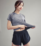 Women’s sport T shirt mauve sport top
