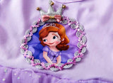 Little girl’s purple dress princess Sophia dress