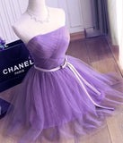 Off the shoulder short bridesmaid dress purple prom dress lavender homecoming dress
