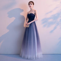 Off the shoulder gradient gown prom dress party dress