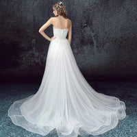 Detachable wedding dress off the shoulder wedding dress