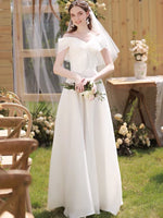 Strapless wedding dress modest bridal dress