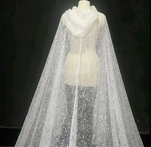 Sparkly cover up for wedding dress