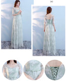 Mint bridesmaid dresses light green long bridesmaid dresses