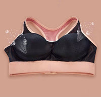 Sport bra running top for women pink violet white black